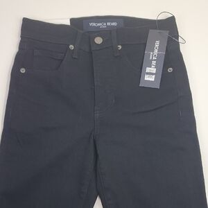 Veronica Beard Black High-Rise Skinny Jeans